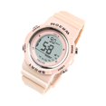thumbnail image 2 of Resicozy Digital Watch for Mens and Womens Electronic Watch Soft Silicone Strap Casual Wrist Watch Pink One Size, 2 of 4