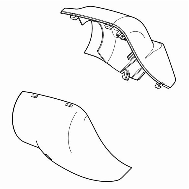 Carefree RV Awning Motor Cover R001931-006 Altitude; For Use With Altitude Awning; Black