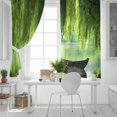 thumbnail image 5 of Fsddascl Lake Boat Pastoral Blackout Curtains for Bedroom/Living Room, Thermal Insulated Kitchen Curtains, Modern Farmhouse Lake Tree Grommet Darkening Window Treatment Drapes 42"x84"x2, 5 of 6