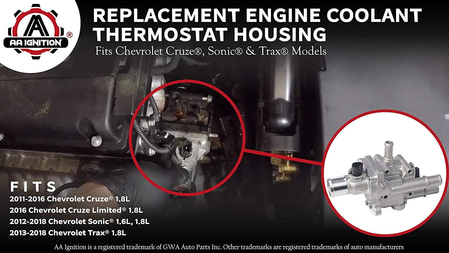 thermostat for chevy cruze 2012
