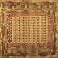 thumbnail image 1 of Ahgly Company Indoor Square Patchwork Brown Transitional Area Rugs, 6' Square, 1 of 4