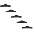 thumbnail image 2 of Soft Cotton Boob Bra Towel 3 Layer Reusable Underboob Sweat Absorber Sling Bra Liner for Women White Daily Wear （Black 5PCS）, 2 of 8