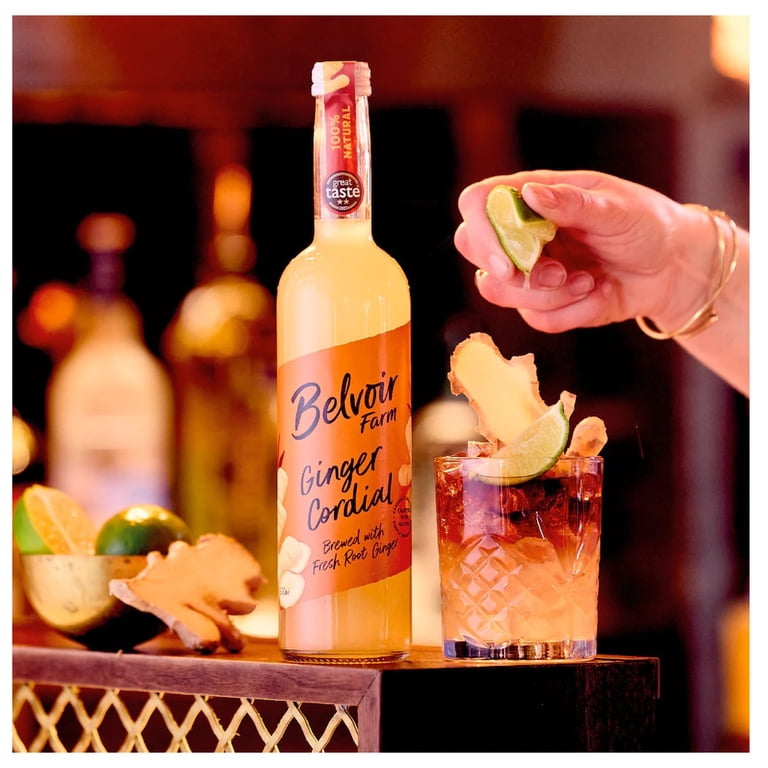 Belvoir Ginger Cordial, 500ml, Spicy Ginger Drink for Refreshing