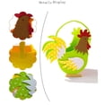 thumbnail image 4 of Easter Decorations Non Woven Rooster Basket Bag, Portable Handmade Egg Storage Tote for Easter Decor, Festive Easter Basket Gift Bag for Party Supply and Holiday Wrapping Use, B, 4 of 8