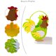 thumbnail image 4 of Cesta de Pascua para s con diseño de gallo – Bolsa de huevo de gallina no tejida para niños y niñas, Bombones portátiles y bolsa de regalo, 4 of 8