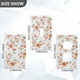 thumbnail image 7 of Yayeee Toggle Light Switch Wall Plate 1-Gang 4.5"x2.7" Home Decorative Outlet Cover, Orange Floral Blooms, 7 of 7