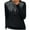 Black, variant on Oversized Sweaters Sevevn Fall Fashion Women Comfortable Casual Solid Color Long Sleeve Round-Neck Sweater
