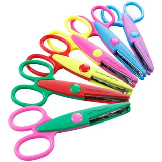  18 Piece Decorative Edge Craft Scissors, by Better Office  Products, 18 Colors and Edge Designs, 6 Inch Length, 2.5 Inch Blades,  Assorted 18 Count Edger Scissors : Arts, Crafts & Sewing