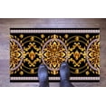 thumbnail image 5 of Greek Pattern Rugs, Trendy Rug, Gold Rugs, Modern Rugs, Decorative Rug, Gift For Her, Luxury Rug, Customs Rug, Machine Washable Rug, 2.6'x4' - 80x120 cm, 5 of 5
