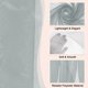 thumbnail image 3 of Tela de tul de organza Uxcell, cristalina y sedosa para manualidades DIY, corredor de mesa, gris, 3 of 7