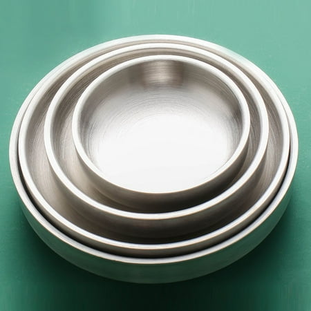 

GYZEE 304 Korean Stainless Steel Rice Bowl Anti-Scalding Small Bowl Korean Cuisine(14cm)