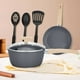thumbnail image 2 of Juego de utensilios de cocina con batería de 10 piezas, color negro, 2 of 7