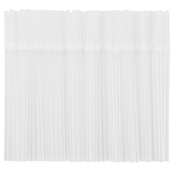 200 Pcs Clear Disposable Drinking Plastic Straws - Long Cocktail Bar Straws(8.5" longX0.23" diameter)-Bent