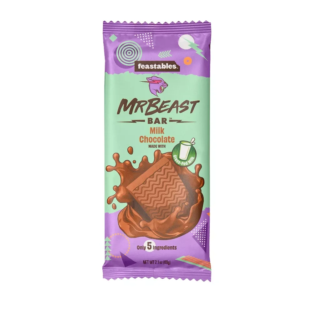 Feastables Mr Beast Bar Milk Chocolate Bar - (60g) - Walmart.ca
