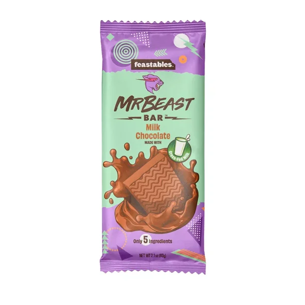 Feastables Mr Beast Bar Milk Chocolate Bar - (60g) - Walmart.ca