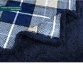 thumbnail image 7 of PAVILIA Premium Plaid Sherpa Fleece Bed Blanket Twin Size | Super Soft, Cozy, Plush, Lightweight Microfiber, Reversible Bed Blanket for Couch, Sofa, Bed, All Season (Navy Blue, 60 x 80 Inches), 7 of 7