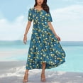 thumbnail image 4 of Summer Casual Midi Dresses for Women 2025 Vacation- Womens Sleeveless Knee Length Sundress with Pockets Loose Fit, Limited Time, Under 10 Dollars WX0001, 4 of 5
