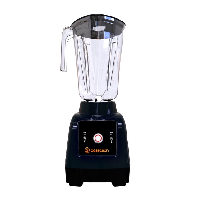 Licuadora 550W Plastico 2L Easy Touch 2Vel Bosstech B4 negra