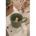 thumbnail image 4 of Vaso de cerámica DihoClub Squirrel 3D Animal Inside, 350 ml, color verde claro, 4 of 9