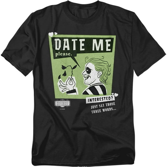 Beetlejuice 2 (2024) T-Shirt Date Me Unisex Graphic Tee for Men & Women