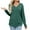 Green, variant on Ltctricy Women's T Shirts Long Sleeve V Neck Side Ruched Solid Color Loose Tunic Tops Dressy Casual Tee Blouses(Green,X-Large)
