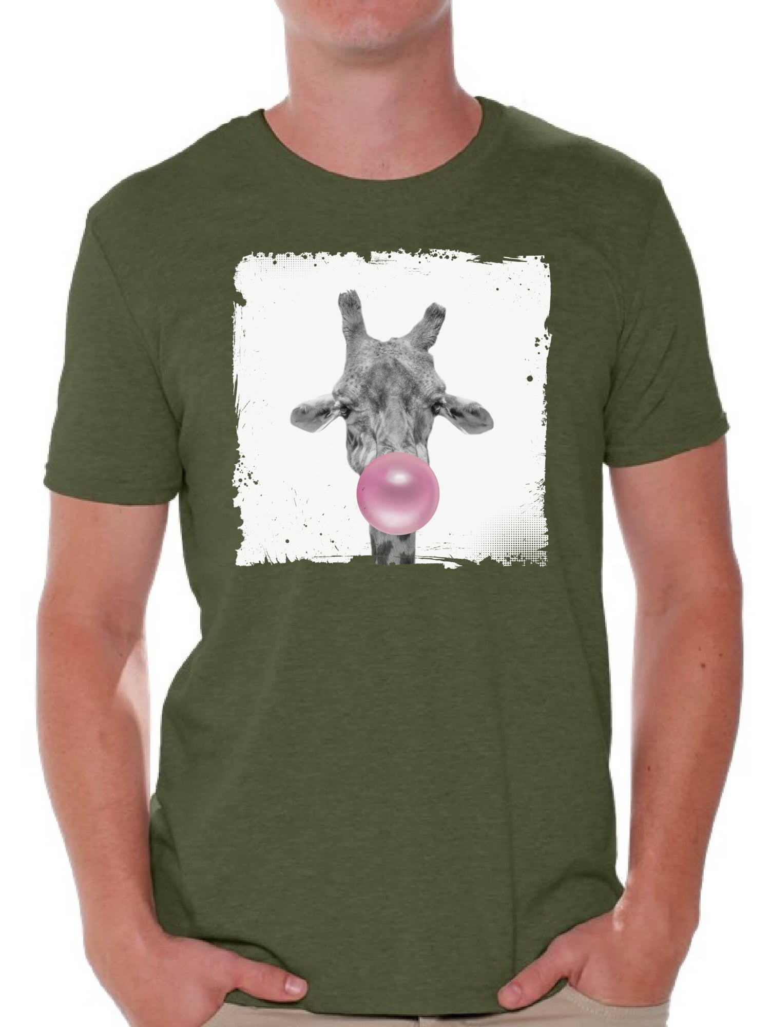 Awkward Styles Awkward Styles Giraffe Shirt Gifts for Him Funny Men T