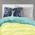 thumbnail image 2 of Carolines Treasures BB5087PILLOWCASE Blue Flowers Italian Greyhound Fabric Standard Pillowcase Standard multicolor, 2 of 2