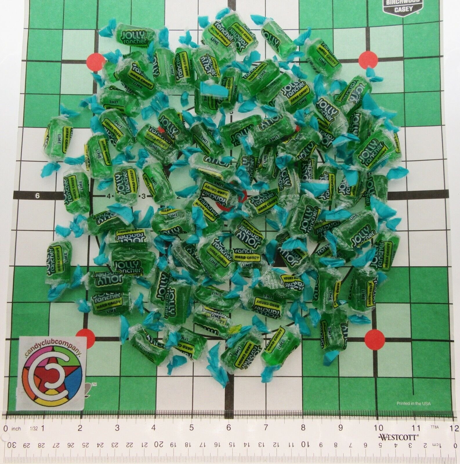 Jolly Rancher LIME 1 lb hard candy  One Pound Candy  NEW FLAVOR