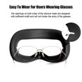 thumbnail image 2 of Cubierta de ojos Bloqueo de luz Almohadilla de silicona suave transpirable Cojín de sombreado Reemplazo de piezas Reemplazo para Oculus Quest 2 Negro Guardurnaity EL005194-01B, 2 of 2