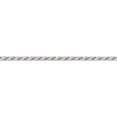 thumbnail image 2 of Sterling Silver 2.5mm Flat Rope Chain (24 X 2.5) Made In Italy qfc203-24, 2 of 5