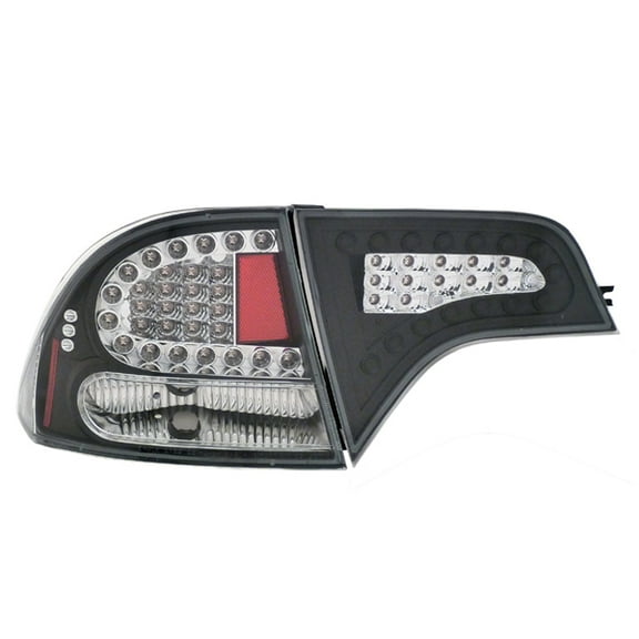 ANZO 2006-2011 Honda Civic LED Taillights Black