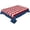 Independence Day Red Blue, variant on Square/Round Tablecloth 60x60inch,Easter Egg Bunny Ears,Vinyl Table Covers Waterproof Oilcloth Table Cloth Linens,Decorative Farmhouse Tablecloths for Outdoor Dining Wedding Camping,Buffalo Plaid