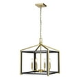 thumbnail image 3 of 376-4CR-BPN-16 Innovations Lighting Wiscoy - 4 Light Chain Hung Pendant-18.75 Inches Tall and 16 Inches Wide-Black Polished Nickel Finish, 3 of 4