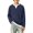#A03-Navy, variant on Abcomgle Boys Long Sleeve Shirts 10-12 Henley Fall Tshirts for Boys Waffle Basic Boys Tops Waffle Fake Two Piece Boys Tee Tops