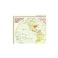 thumbnail image 3 of Historic Map - Global Population Density - Bartholomew 1906 - 23 x 27.25 - Vintage Wall Art, 3 of 5