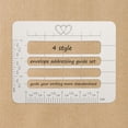 thumbnail image 3 of Minkissy 4pcs Rectangular Envelope Stencil Addressing Aid for Thank You Cards, 3 of 8