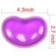 thumbnail image 2 of Almohadilla de muñeca de gel de silicona, almohadilla de ratón ergonómica translúcida en forma de corazón de descanso Almohada de mano Efectivamente Fatiga de muñeca Xemadio WRMH-1231-3, 2 of 2