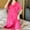 aaa_Hot Pink, variant on Nightgowns Women Plus Size Casual Comfy Orange Solid Short Sleeve Sleepdress Pajamas Silk Satin Nightgowns