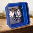 thumbnail image 4 of Caja Almacenamiento Likrtyny Bandeja Magnética Plegable para Piezas Azul 4 53 Pulgadas, 4 of 9