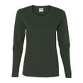 thumbnail image 1 of Gildan Heavy Cotton T-Shirt for Women Long Sleeve Scoop Neck Fit Cotton Shirt up to 3XL Retired, 1 of 5