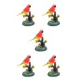 thumbnail image 2 of Bearachild Figuras de loros eléctricos Portalápices Adorno de escritorio Juguetes de inducción repetidos Control de voz Regalo Niños Adultos Type2 NO2, 2 of 6