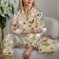 thumbnail image 6 of Sikiie animals farm Print Pajamas for Women Set, Womens Pajama Sets, Lounge Sets for Women, 2pjs for Women-Large, 6 of 7