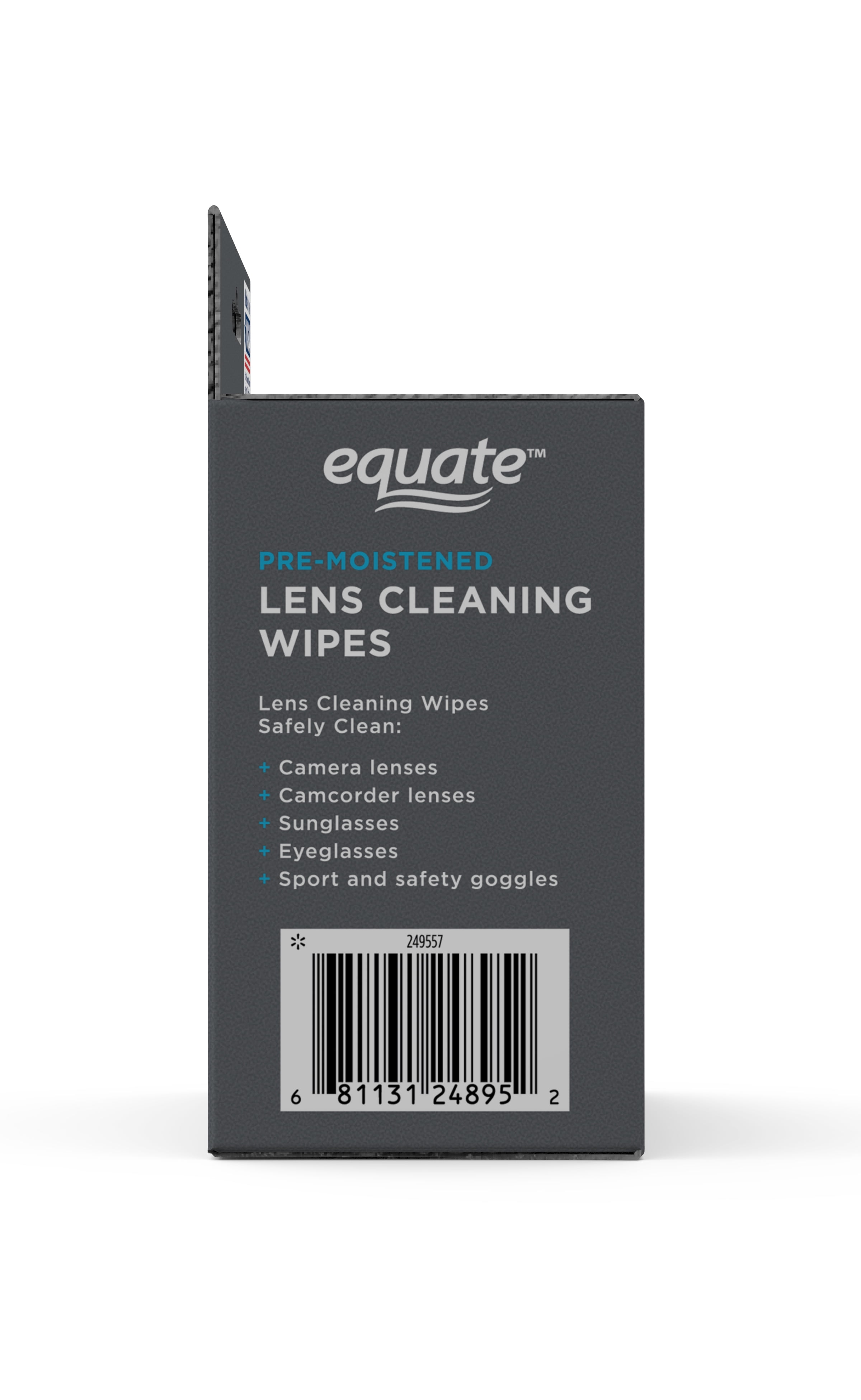Equate Pre-Moistened Cleaning Lens Wipes, 50 Count