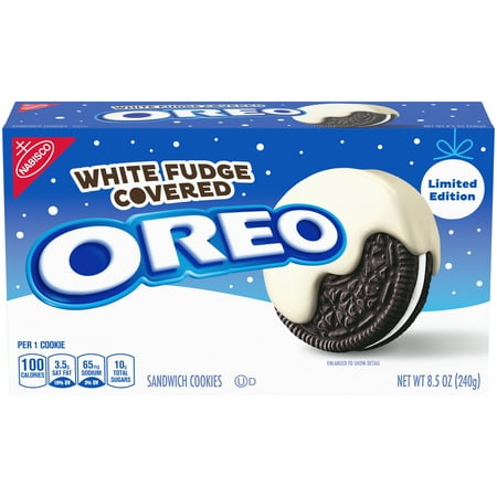 UPC 044000014735 product image for Nabisco Oreo Pure White Fudge Covered Sandwich Cookies, 8.5 Oz. | upcitemdb.com