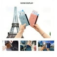 thumbnail image 4 of Aokur Passport Holder for Men Women, PU Leather Passport Wallet Travel Document Organizer Cruise Accessories Travel Must Haves Dark Blue, 4 of 6