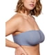 thumbnail image 3 of Sujetador sin tirantes HSIA Fiery Smoke Blue, cobertura total, busto grande, 3 of 7