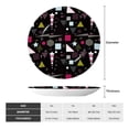 thumbnail image 2 of Gaeub Colorful Geometry Print Ceramic Plate,Dinner Plates,Bone China Decorative Plates with Display Stand,Art Ceramic Ornaments for Wall Hanging Decoration-7in, 2 of 6