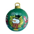 thumbnail image 2 of Chmadoxn Christmas Inflatable Balls Yard Decorations, 24 Inch Giant PVC Inflatable Christmas Decorated Ball Ornaments, Outdoor Large Xmas Blow Ball Decorations for Outside Holiday Yard Decorations, 2 of 5