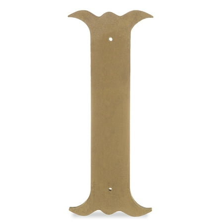 - Wood Decorative Letter - I - Antique Gold 14in
