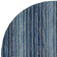 thumbnail image 4 of SAFAVIEH Himalaya Branden Striped Wool Area Rug, Blue/Multi, 6' x 6' Round, 4 of 6